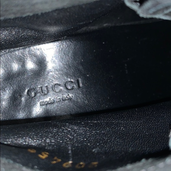 GUCCI Suede Ankle Boot | Heeled Moccasins With Fringe and Tassel Ties - Picture 11 of 14